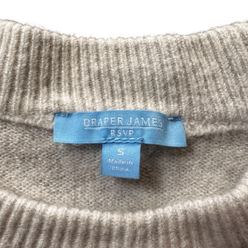 Draper James RSVP Long Sleeve Embellished Sweater Size Small Glitzy Glam Casual - Picture 6 of 9